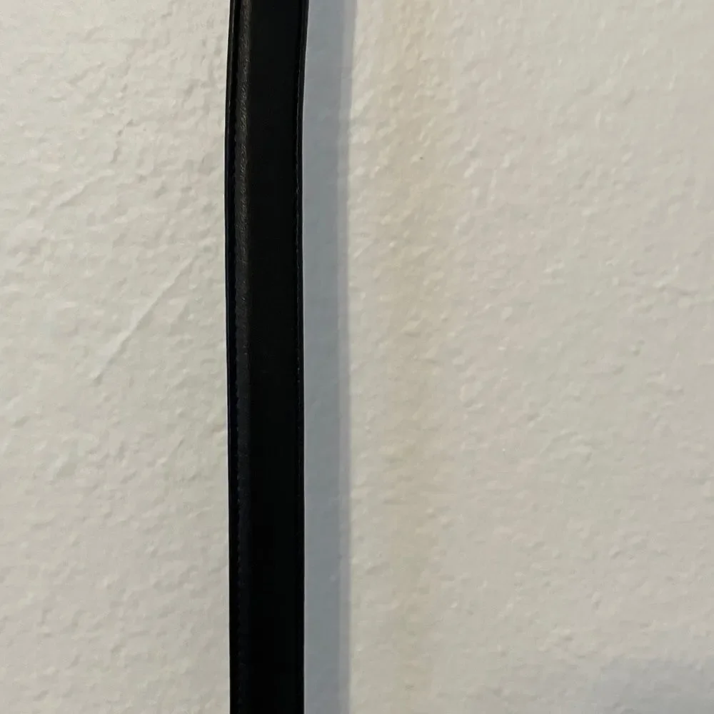 Vintage Black Coach Belt, Size Small